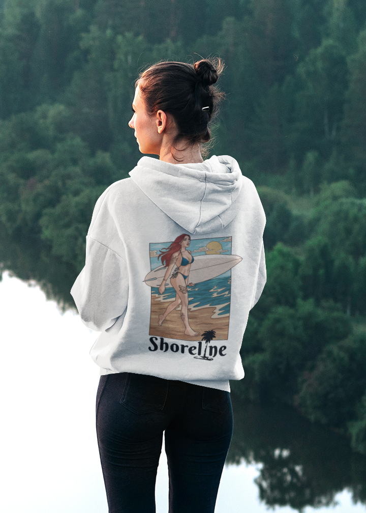 Surfer Pin-Up Hoodie