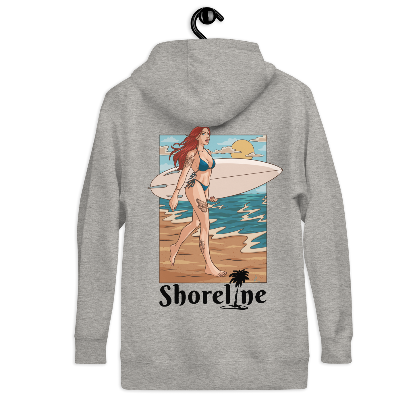 Surfer Pin-Up Hoodie